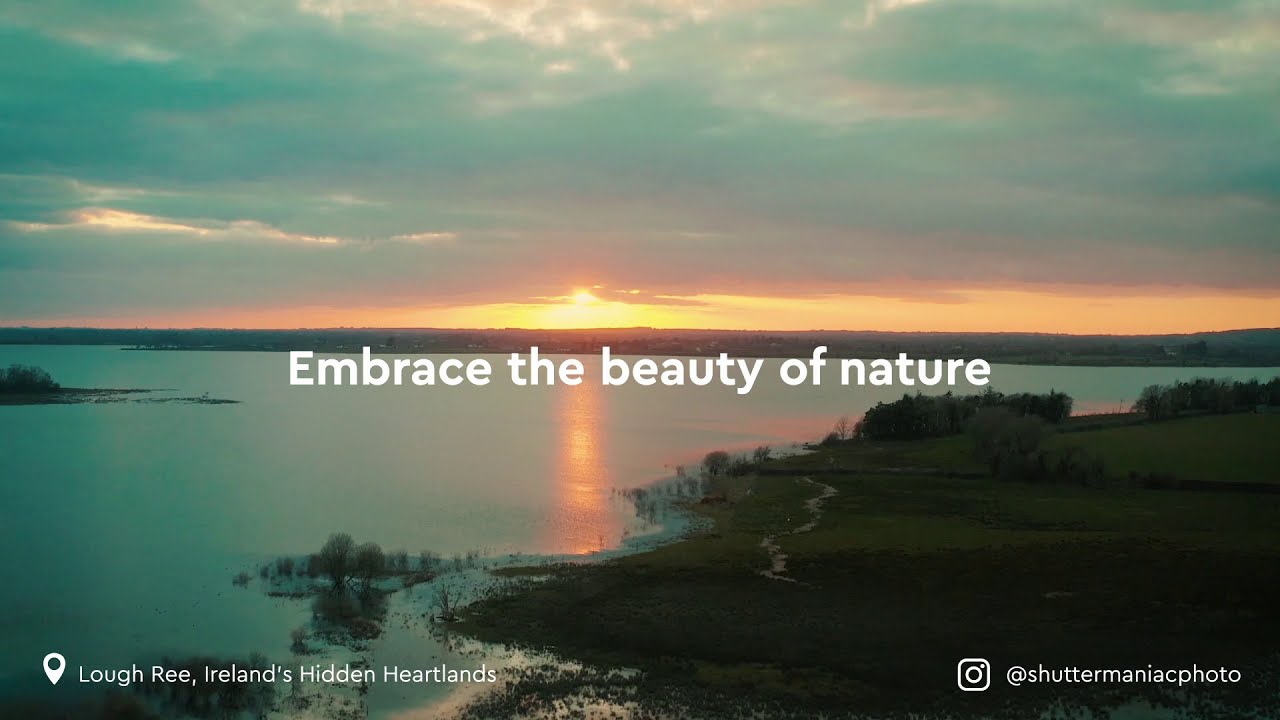 Breathtaking Drone Video Taken Over Lough Ree