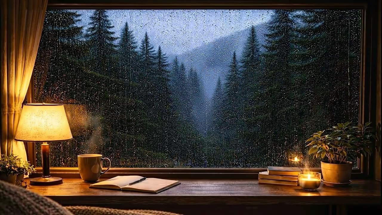 Rainy Day Ambient Music for Deep Focus & Productivity | 2 Hours