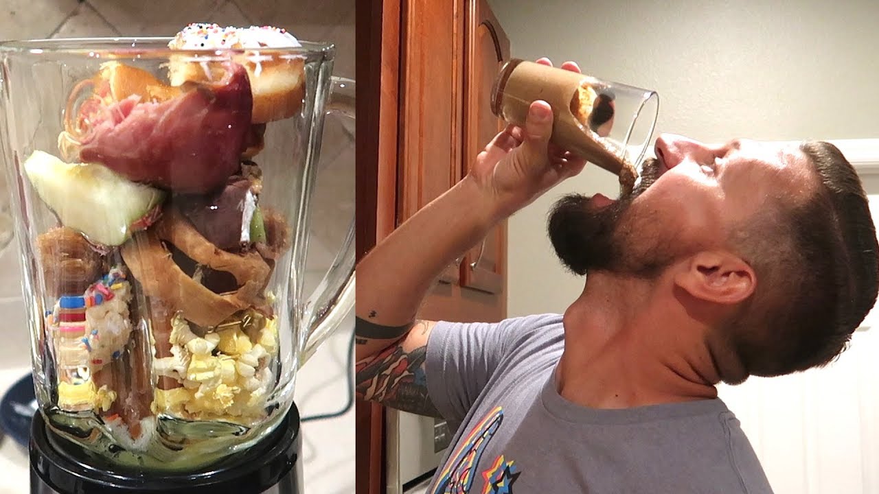 We Put 12 Iconic Walt Disney World Snacks Into A Blender & Drank It! | Disney DIY