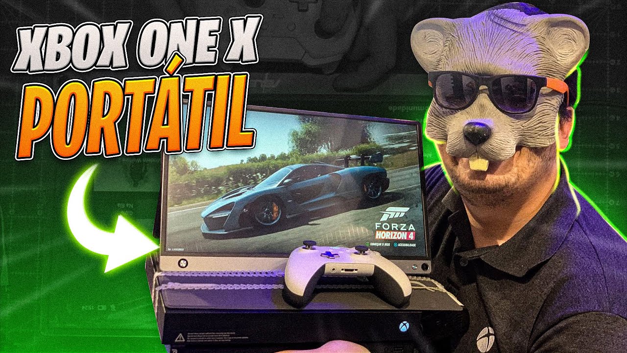 MONTEI UM XBOX ONE X PORTÁTIL 🎮