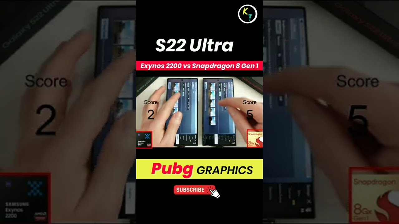 * Exynos 2200 vs SD 8 Gen 1 * Pubg Test - Speed & Graphics | 