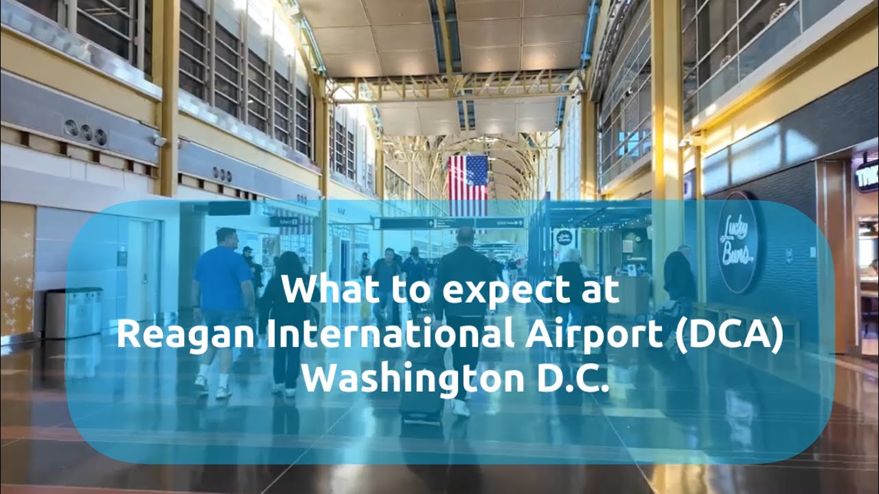 Reagan International Airport (DCA) Washington D.C. - Walking Tour 