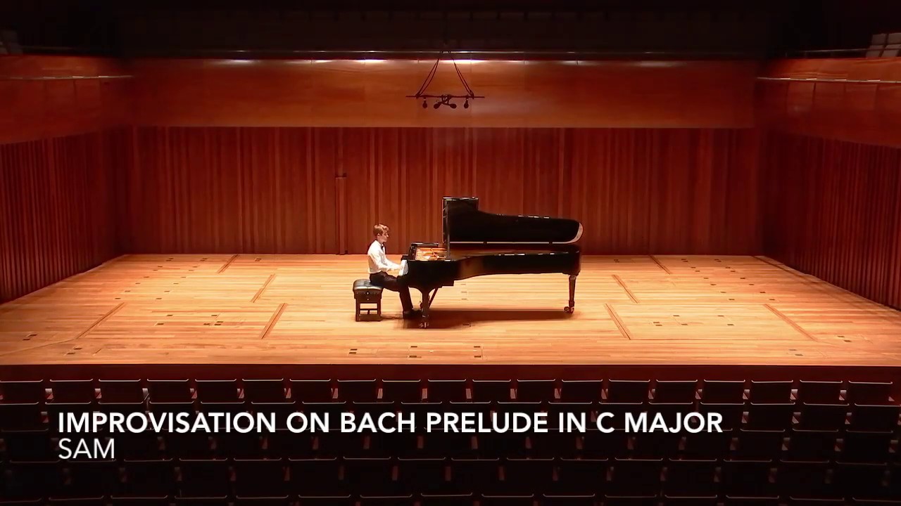 Bach C Major Prelude, Improvisation - Sam
