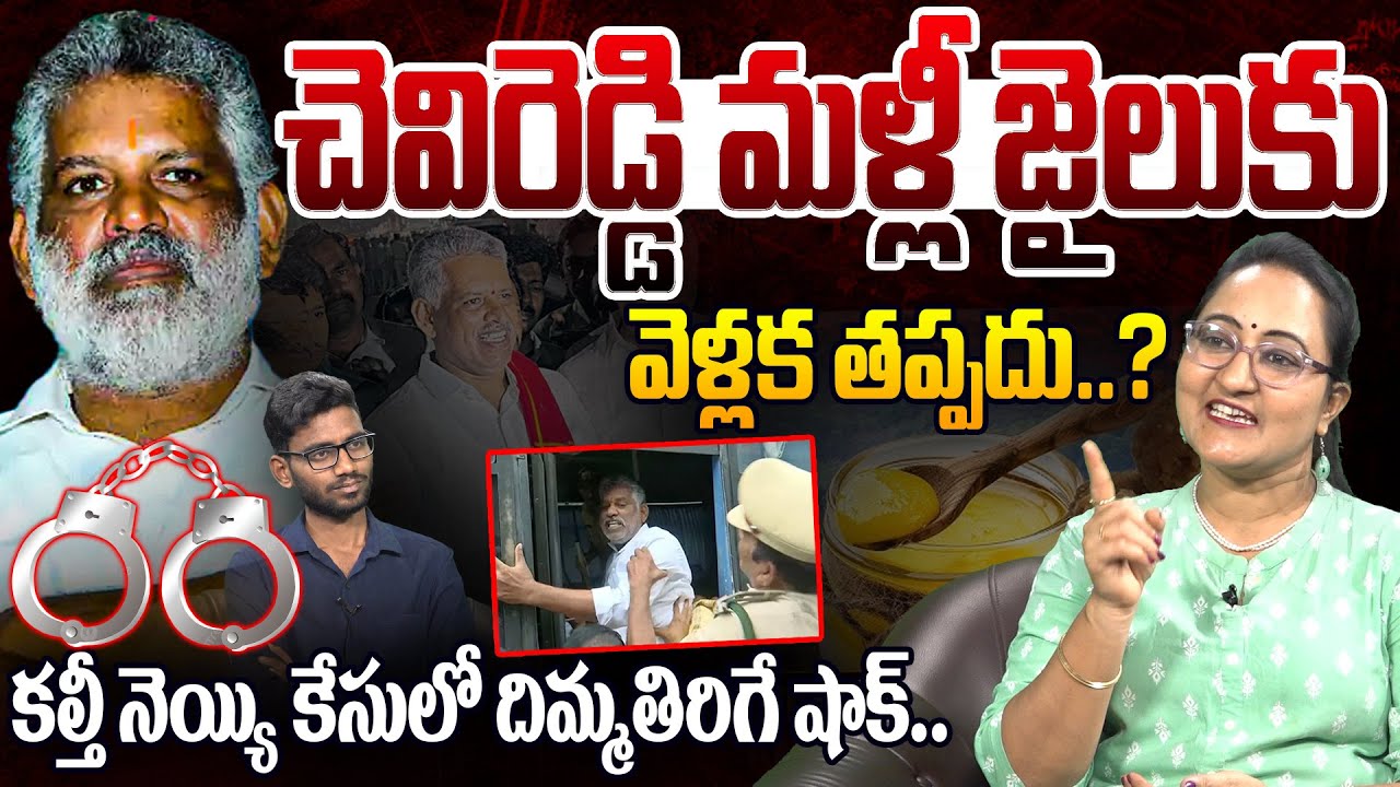 చెవిరెడ్డి మళ్లీ జైలుకు..? | Social Activist Sreeleela On Chevireddy Bhaskar Reddy Bail | TTD Ghee