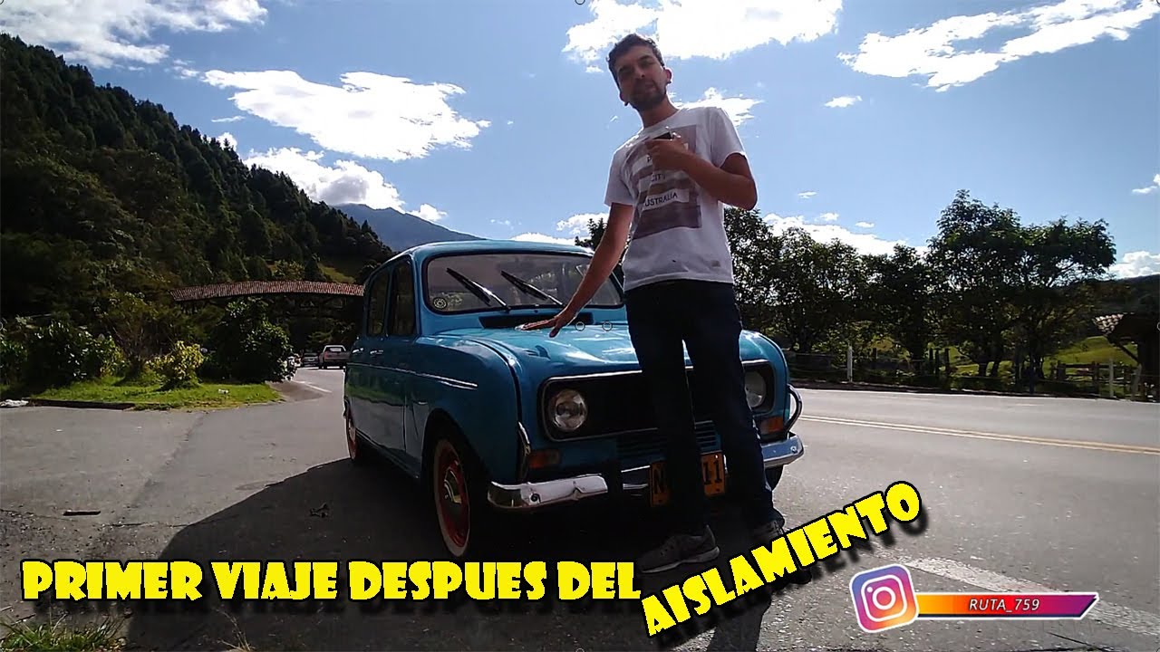 PRIMER VIAJE DESPUES DEL AISLAMIENTO || RENAULT 4 || BLUE BIRD