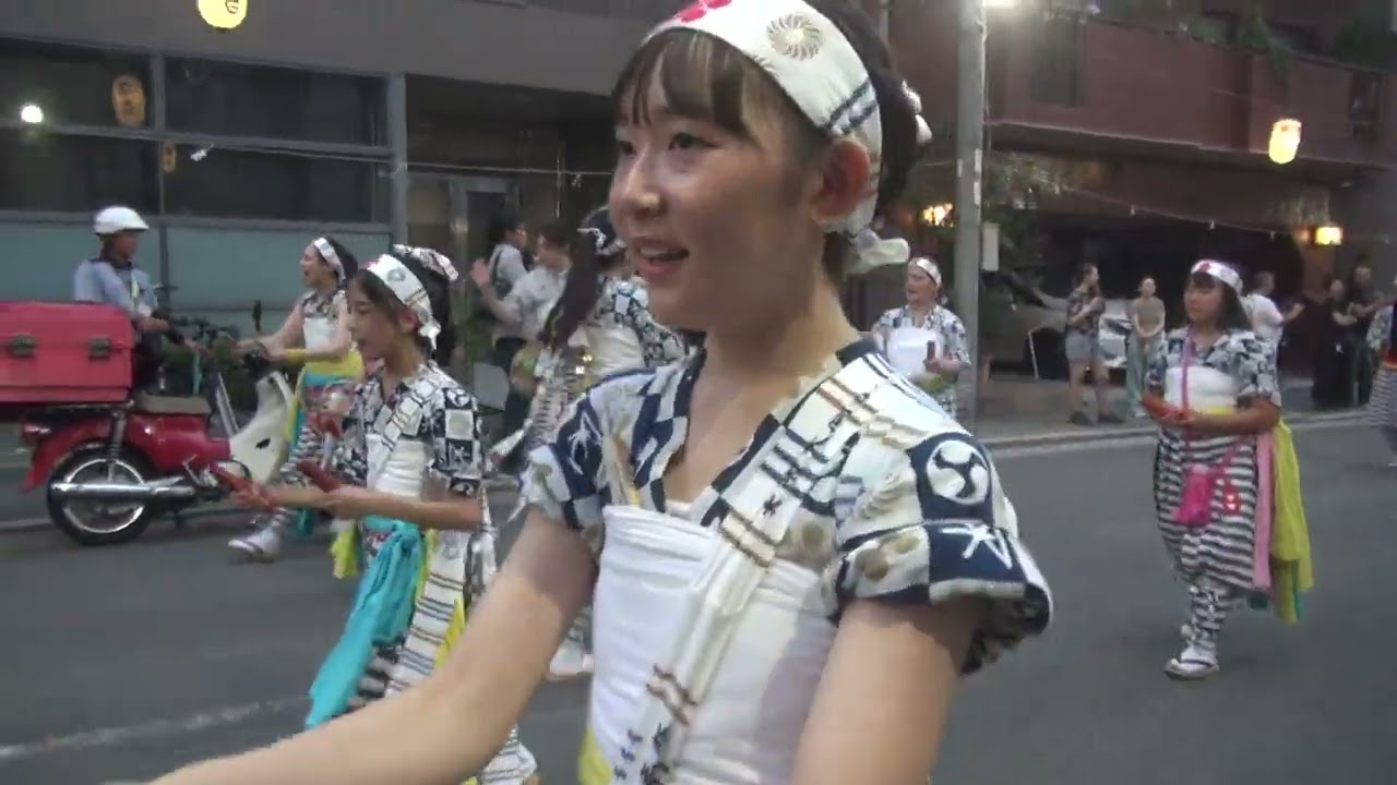 2025年7月24日　天神祭・宵宮　鳳神輿・獅子舞