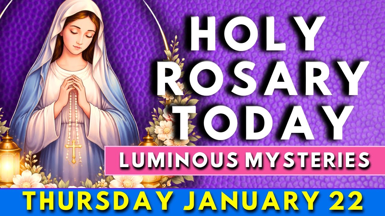 Short Holy Rosary of today Thursday January 22 2026🌟Luminous Mysteries🌟 Rosary to the Virgin Mary🌟