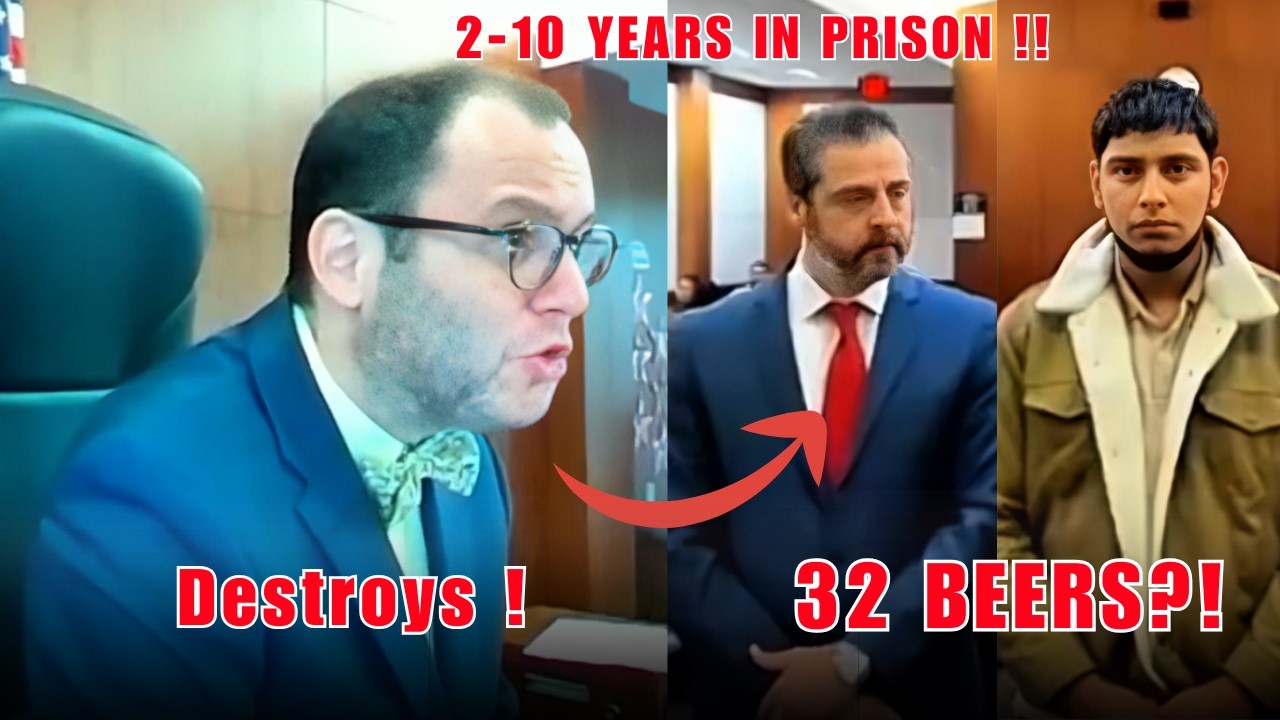 Judge DESTROYS Repeat DWI Offender Who Drank 32 Beers - Some People Only Learn in Prison