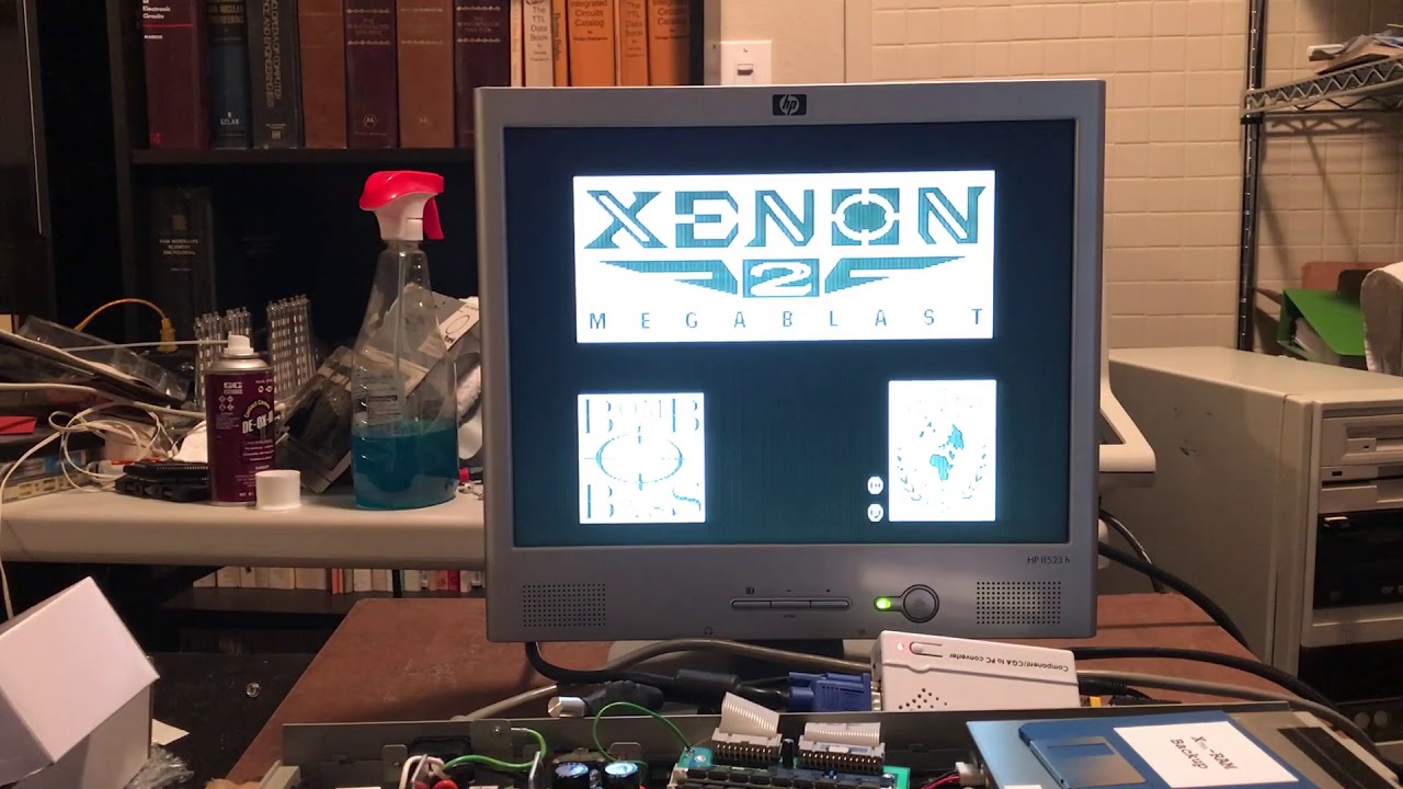Atari ST Video - The Best Electronics Video cable and the AV-1M video scaler - STB116