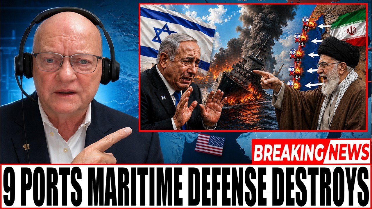 Iran HITS 9 Israeli Ports, Naval Fleet DESTROYED, IDF High Command GOES SILENT