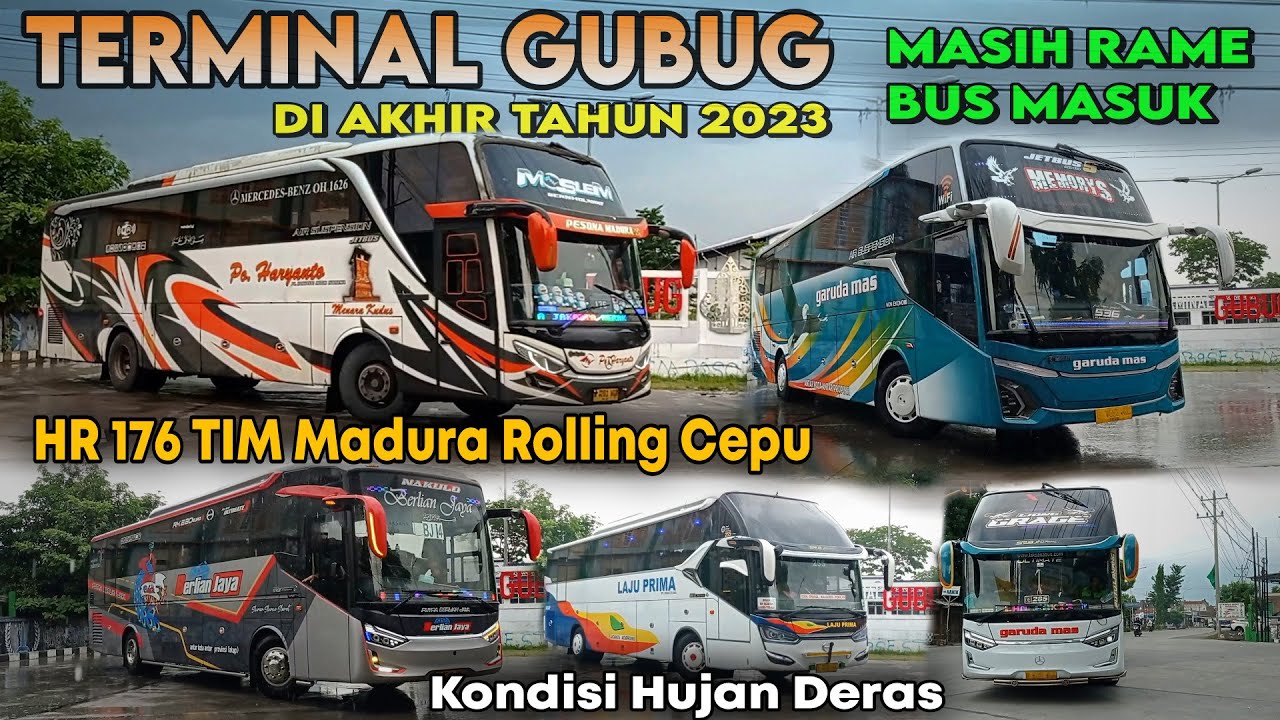 Terminal Gubug masih rame Penumpang dan Bus di Penghujung tahun 2023