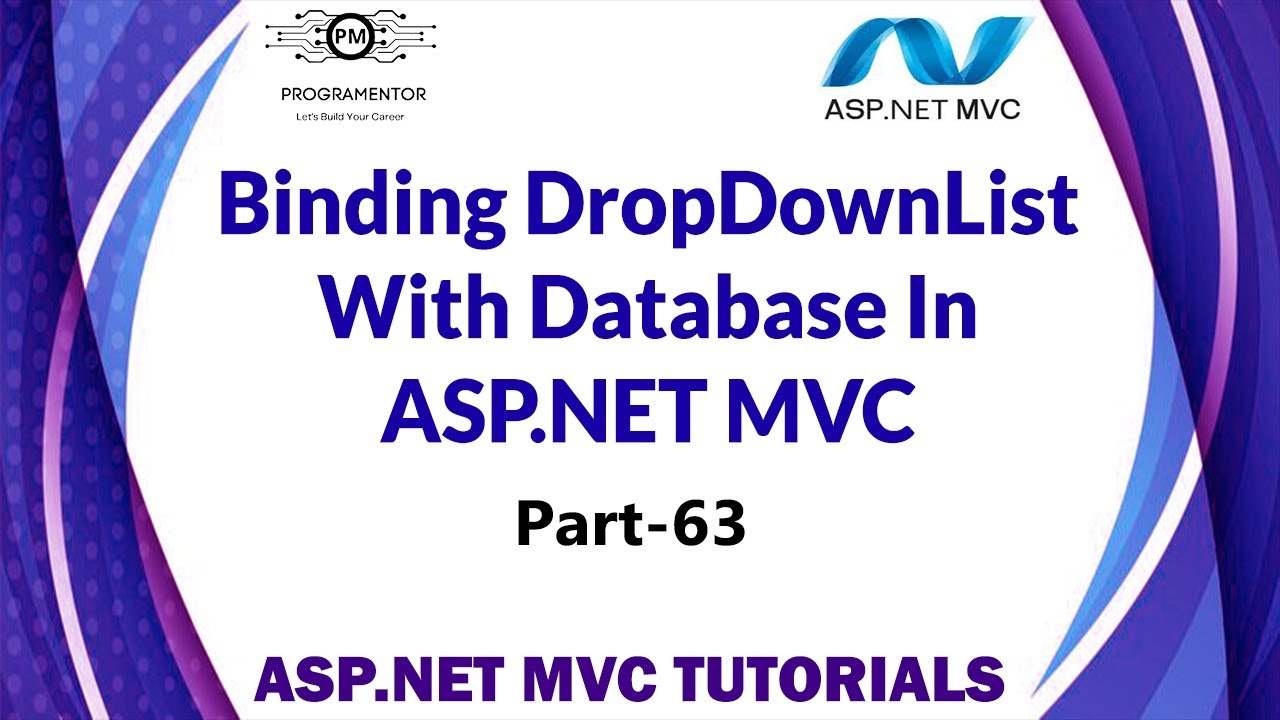 63 | Binding DropDownList With Database In ASP.NET MVC | Drop Down List With Database (Hindi/Urdu)