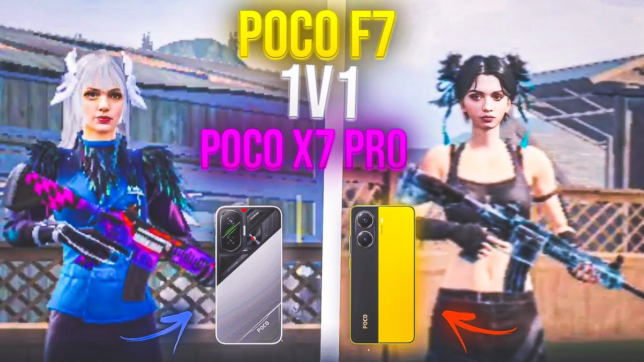🔥POCO F7 VS POCO X7 PRO 120FPS BATTLE TDM CHALLENGE!🤯 || POCO F7 PUBG TEST || POCO F7 PUBG GAMEPLAY