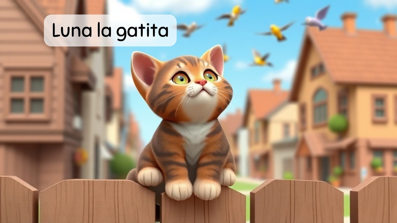 🐱 Luna la gatita que quería volar ✨ | Cuento infantil | Cuento para dormir