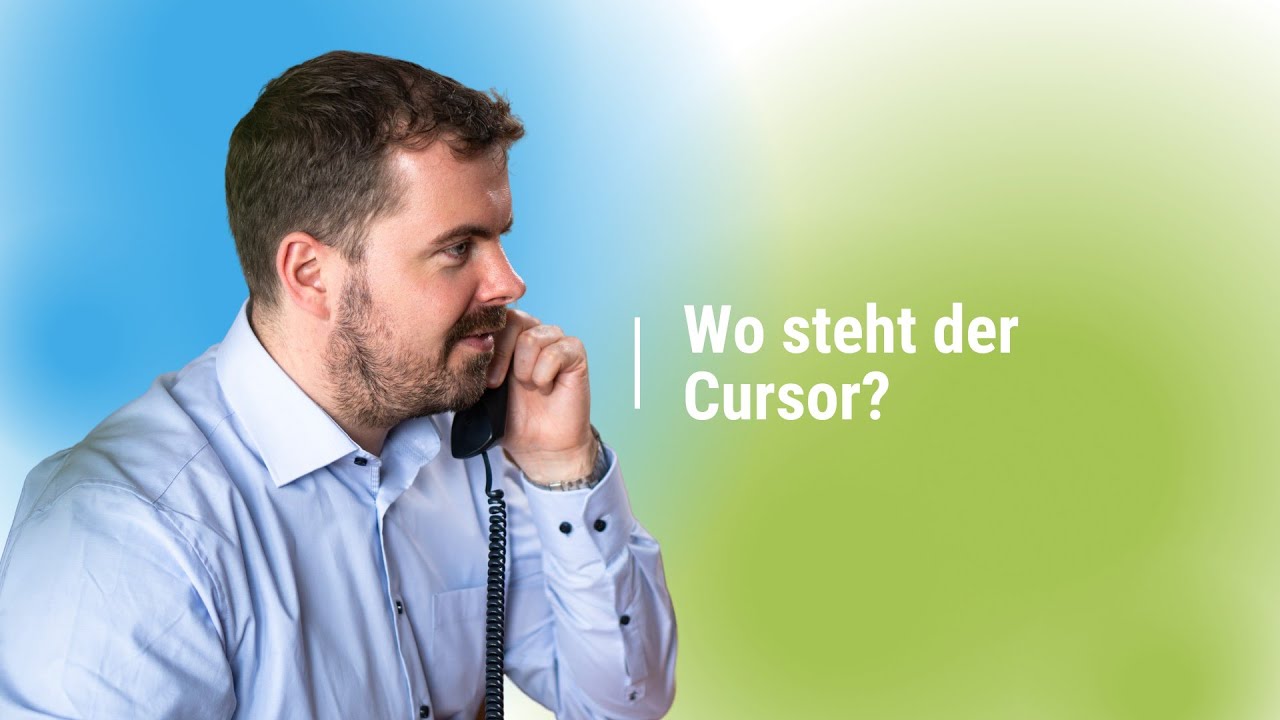 Wo steht der Cursor in der cobra Eingabemaske? Farbliche Kennzeichnung der Eingabefelder