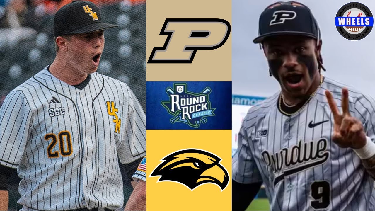 Purdue vs #20 Southern Miss (Great!) | Round Rock Classic | 2026 College Baseball Highlights