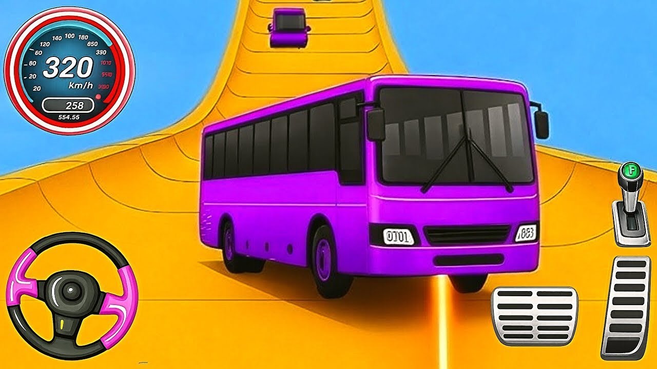 Impossible GT Bus Stunts Racing 3D - Bus Stunts Impossible Tracks - Android GamePlay