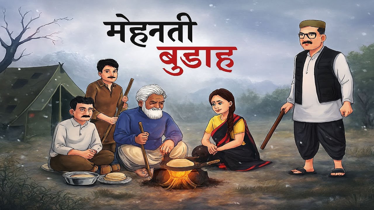 मेहनती बुड़ाह | Mahantee budah | Hindi Moral Story | Hindi Kahaniya