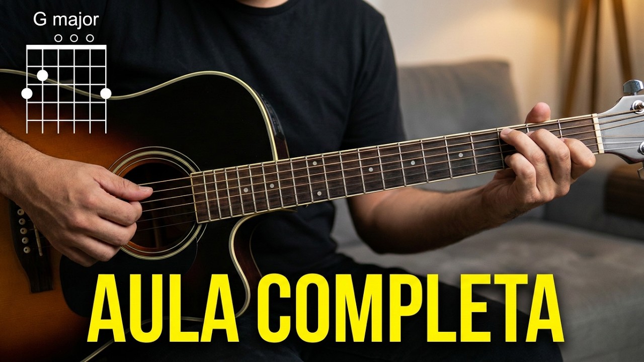 HOJE A NOITE NÃO TEM LUAR - LEGIÃO URBANA 🎸🎸( AULA DE VIOLÃO COMPLETA )