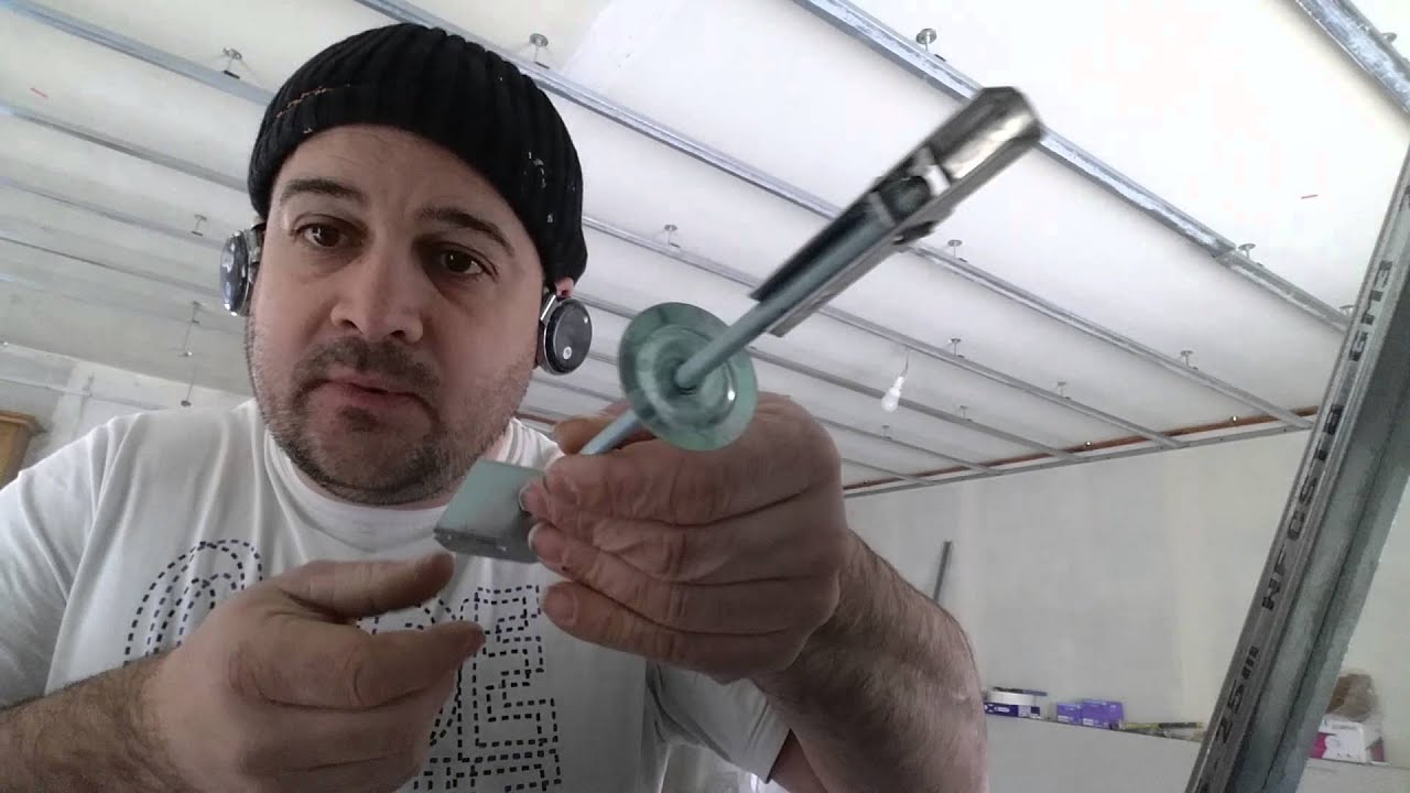 ⏩ plafond placo sous hourdis béton en suspente à bascule étape 5/8