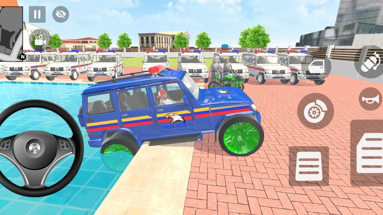 Car bike game Franklin ordered an Indian Truck a new lndian police suv in the game auto parking 🚀