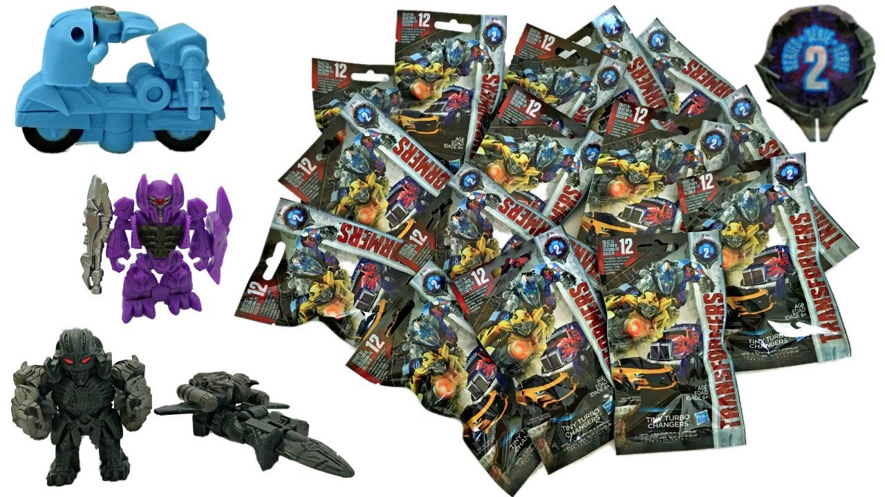 Transformers SERIES 2 Tiny Turbo Changers, Surprise Blind Bags, The Last Knight