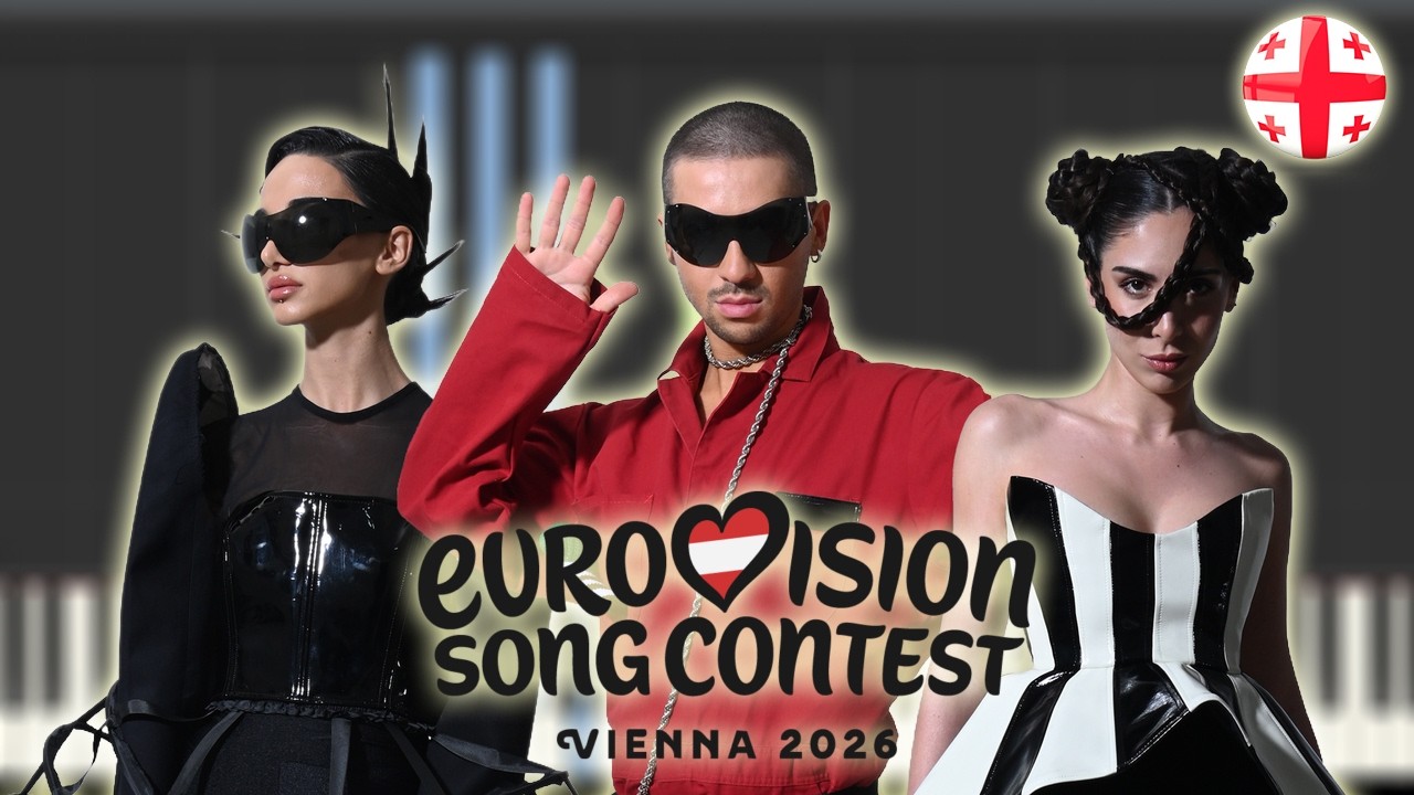 Bzikebi - On Replay - Georgia 🇬🇪 - Eurovision 2026 | Piano Tutorial / Partitura / MIDI