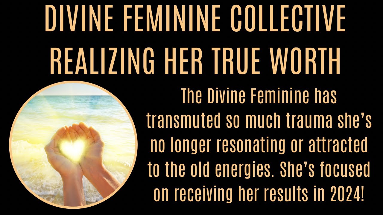 DIVINE FEMININE transmuted so much trauma she's no longer resonating with the past. Moving into 2024