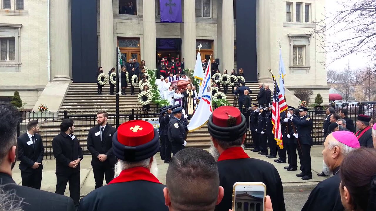 Mar Dinkha's funeral at Mar Gewargis in Chicago