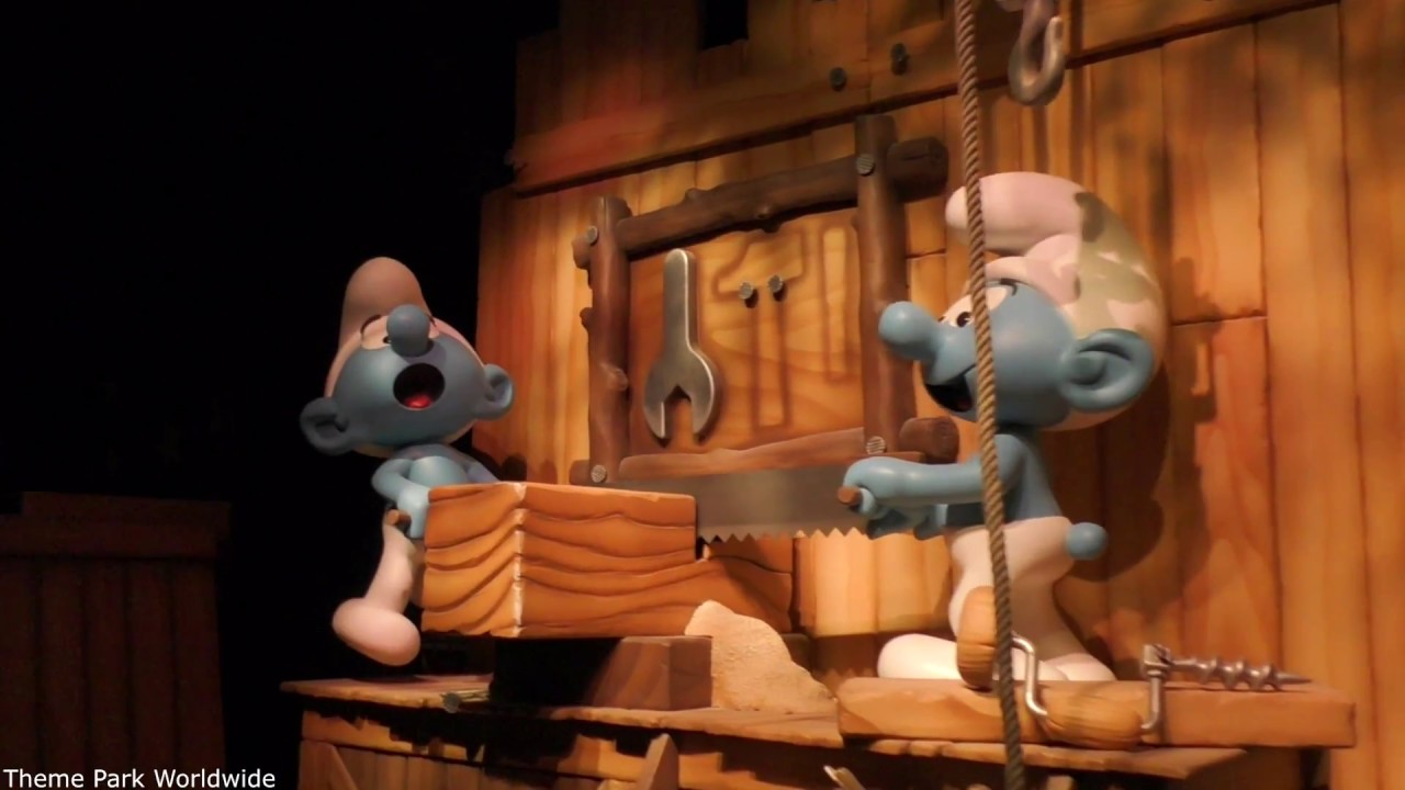 Smurfs Studio Tour On Ride POV - Motiongate Dubai