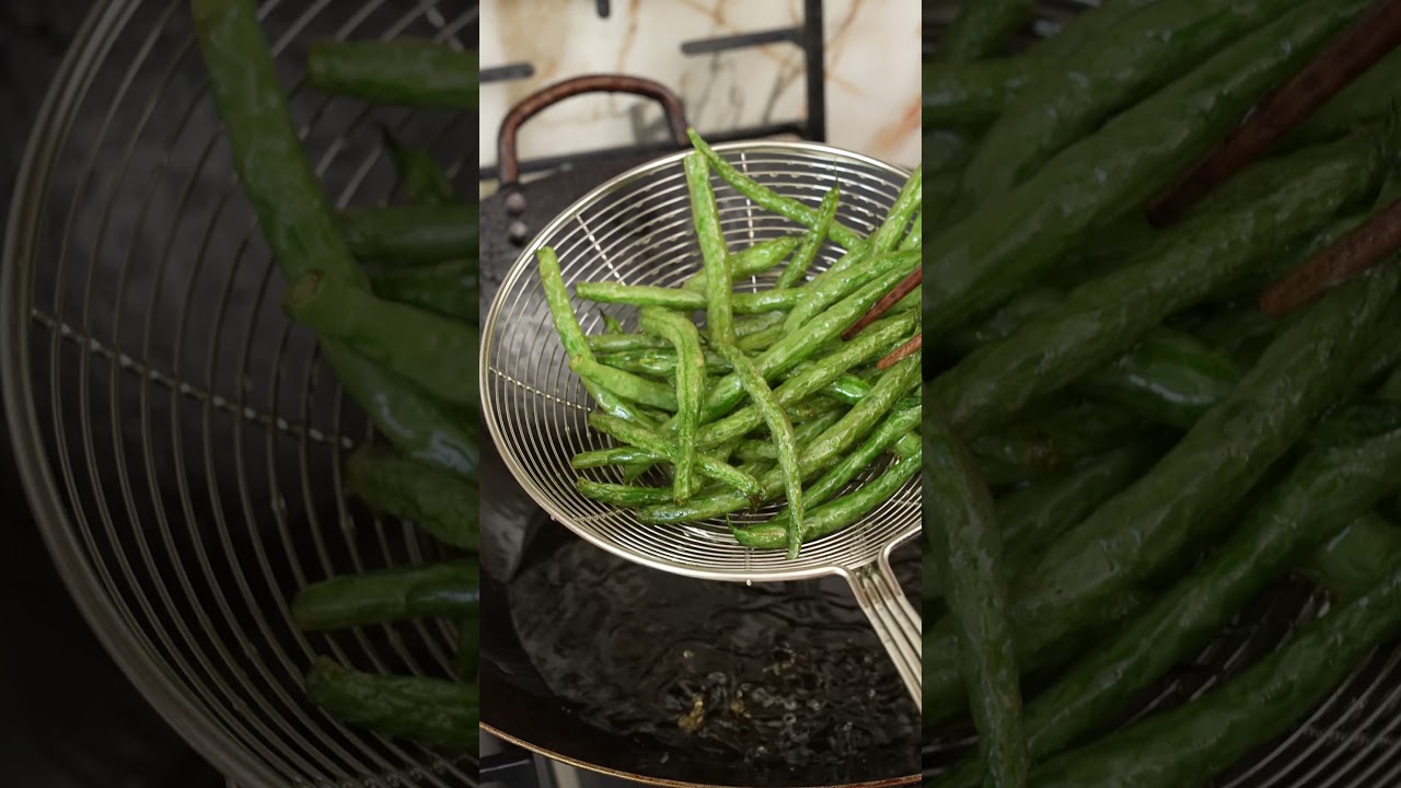 Chinese Restaurant Garlic Green Beans