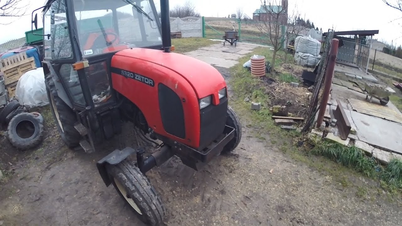 Kolejne prace przy Zetorze 5320. Już bez pługa.