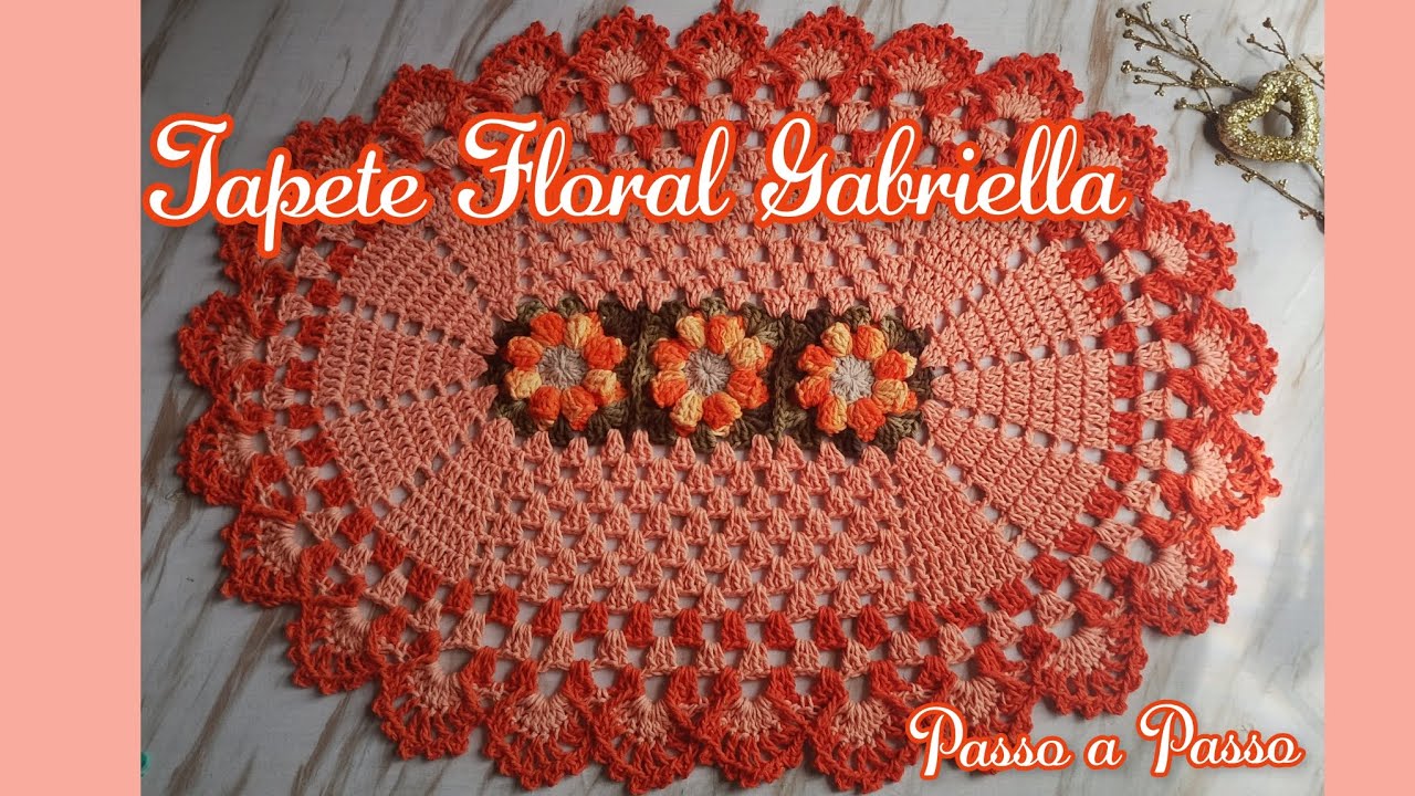 Tapete Floral Gabriella 🌸 Passo a Passo @gaby.brit00 