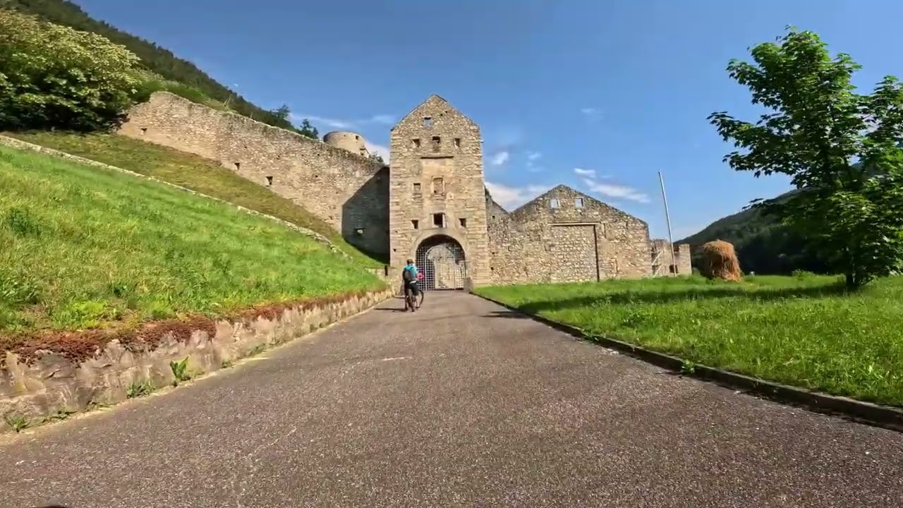 Cycling Ride in the Alps Relaxing Bike Tourism