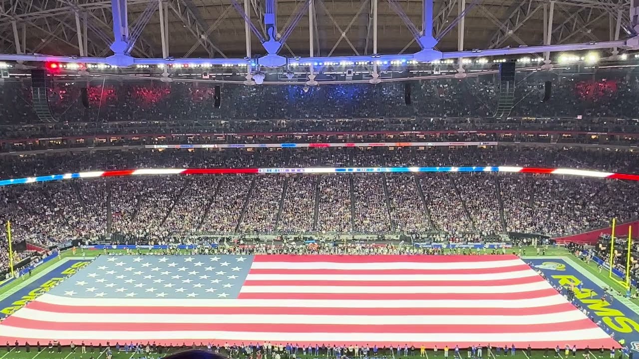 LA Rams vs Minnesota Vikings - Rachel Platten National Anthem