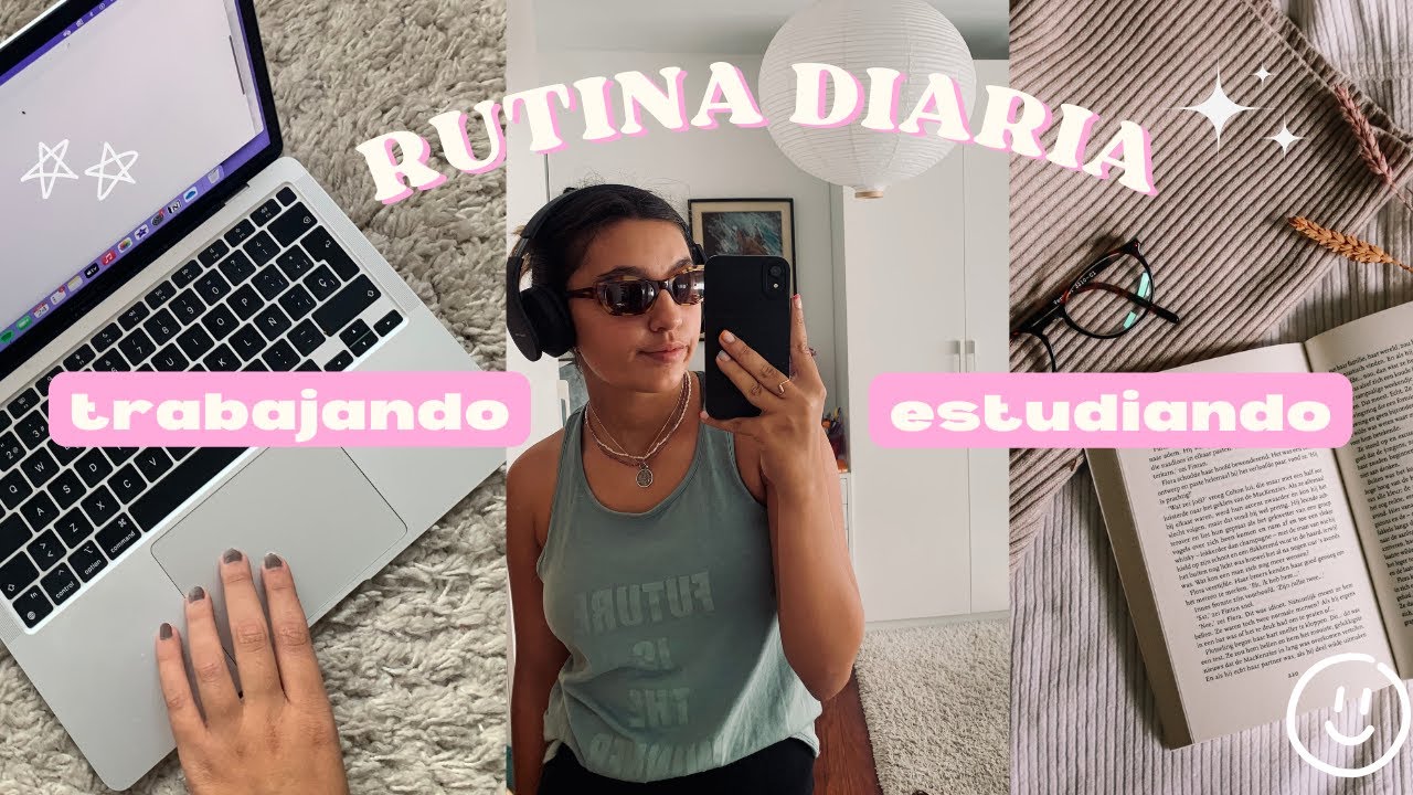 RUTINA DIARIA trabajando y estudiando 👩🏻‍🏫🇬🇧