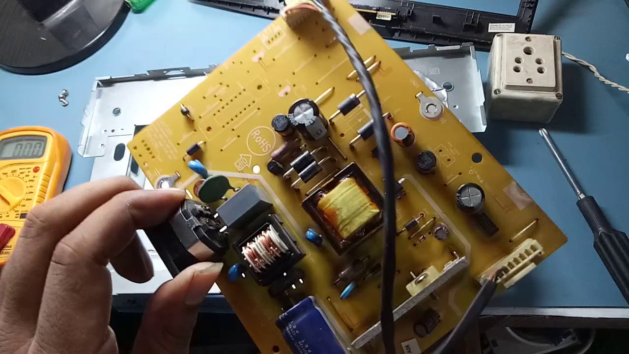 E1620Swb AOC monitor disassembly | dead monitor repair | power section work