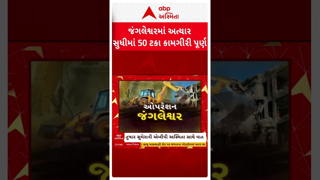 Rajkot Mega Demolition | રાજકોટ મેગા ડિમોલિશન | અત્યાર સુધીમાં 50 ટકા કામગીરી પૂર્ણ