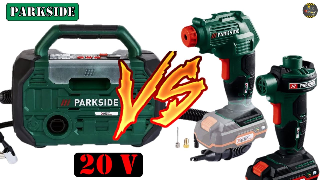 Parkside compressore pompa a batteria 20v PKA20LIB2 PAK20LIB2 e PALP20LIB2 - Quale scegliere?