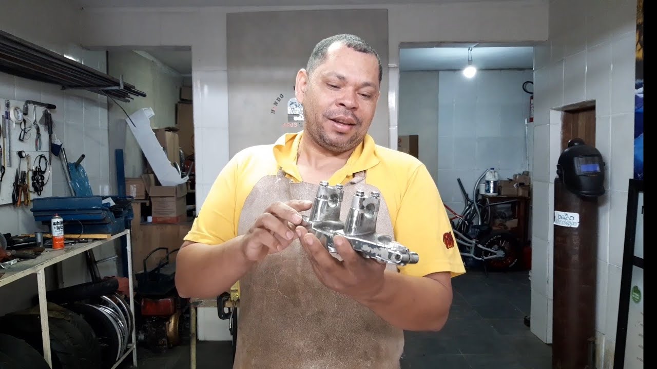 Fazendo garfo fat bike (Parte 1) da Diamante Negro do Alex