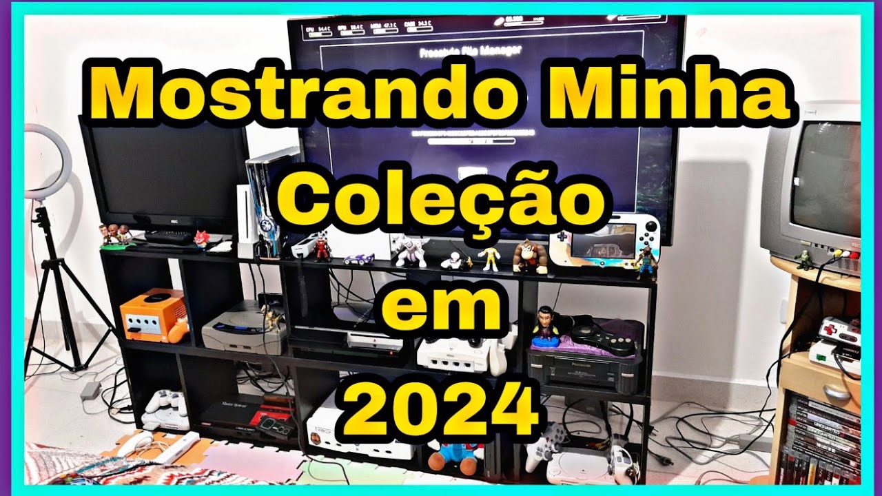 Minha Coleção Gamer em 2024 ( mais de 25 Consoles )