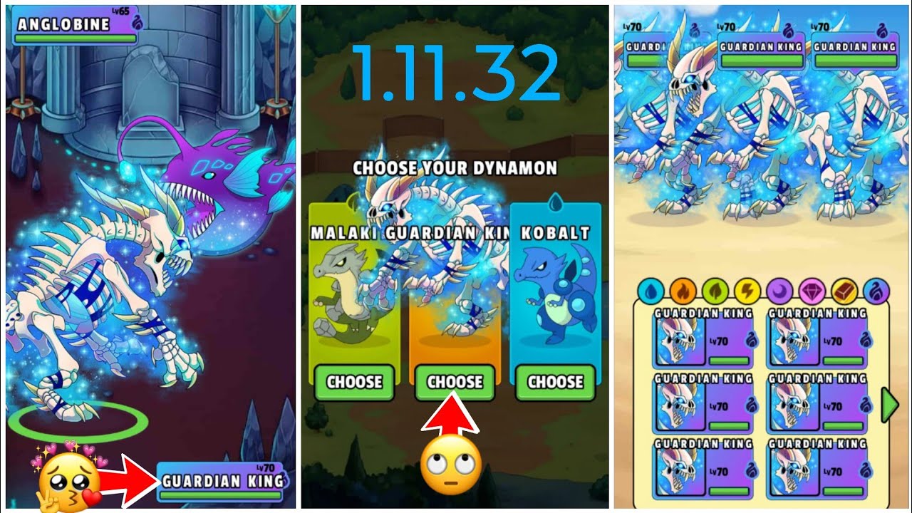 || DYNAMONS WORLD GOD MOD APK || ALL DYNAMONS UNLOCKED || GUARDIAN KING UNLOCKED || 1.11.32 || 💯