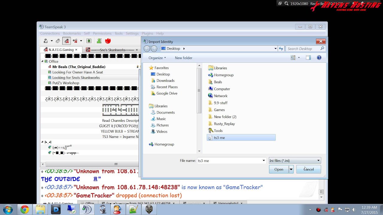 Ts3 Identity How to