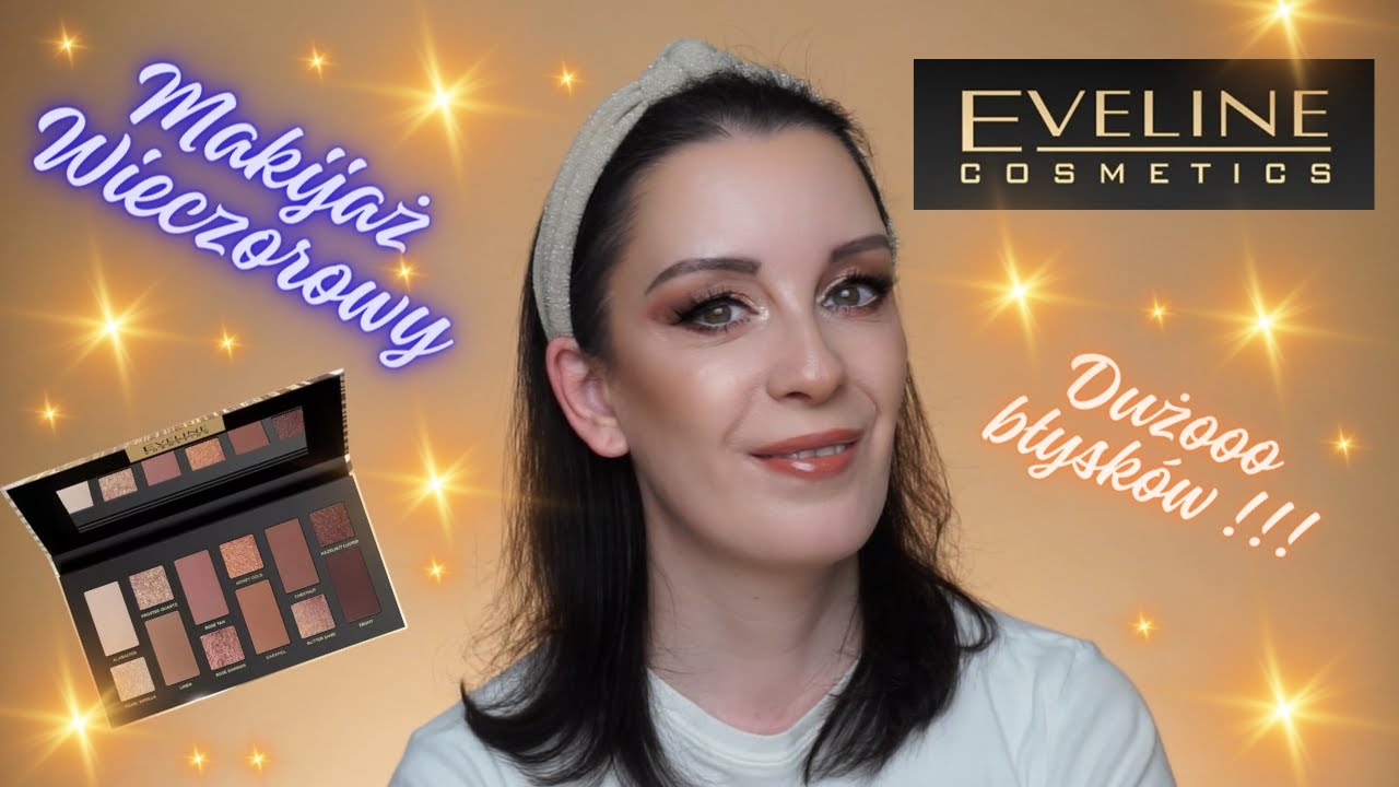 Eveline paleta VARIETE / prosty makijaż Wieczorowy