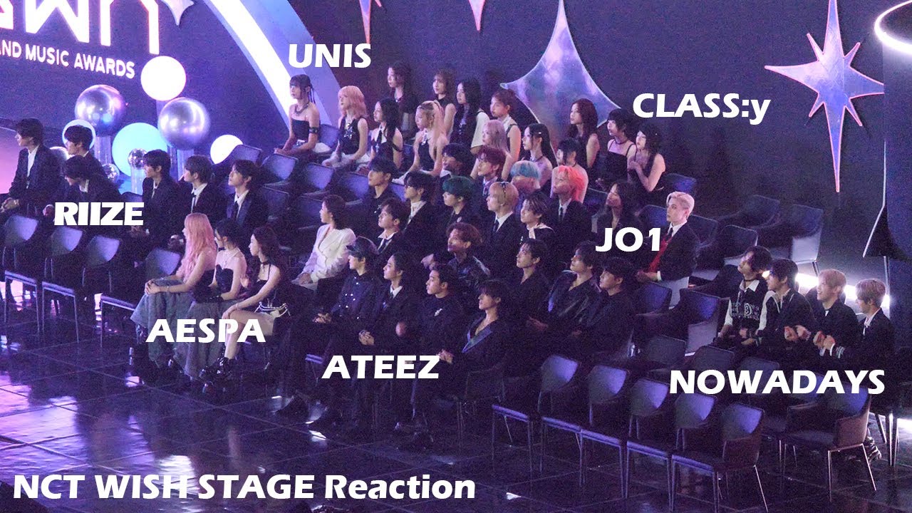 NCT WISH STAGE IDOLS REACTION 'AESPA RIIZE ATEEZ JO1 NOWADAYS UNIS CLASS:y 송가인 이찬원'