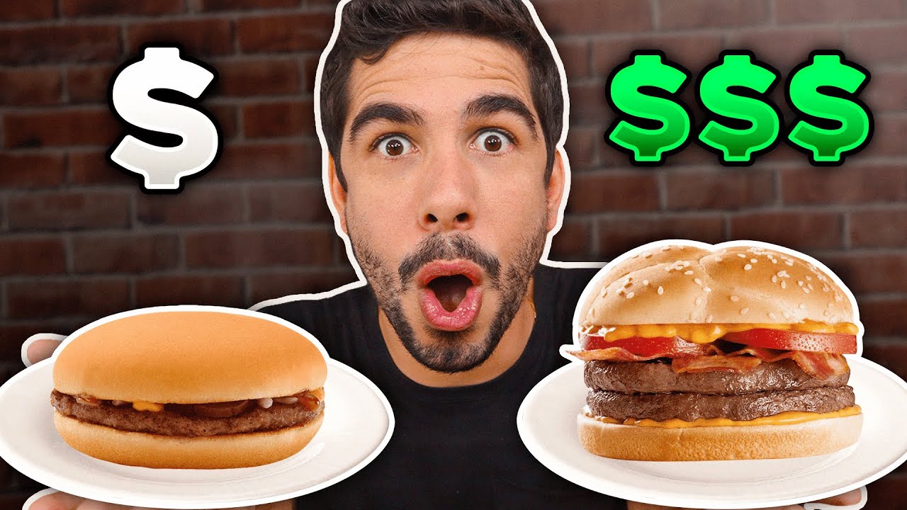 Compramos o Hambúrguer Mais Caro de Todos os Fast foods