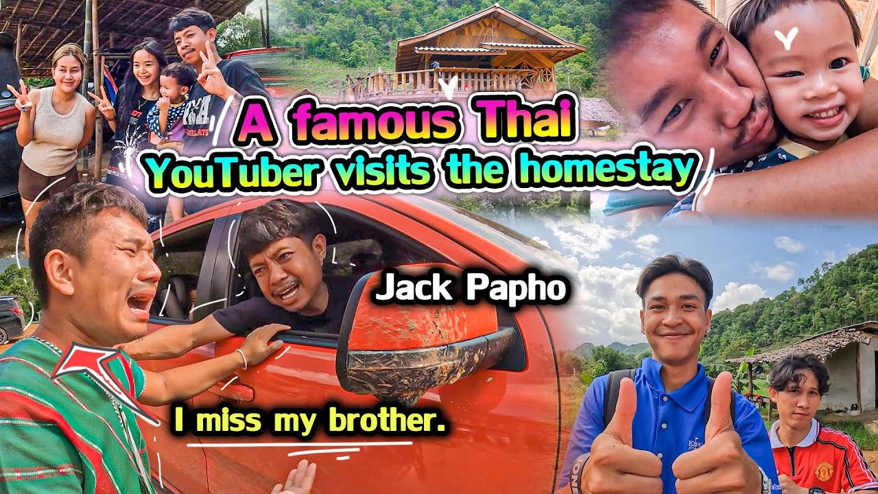 Thailand's No.1 celebrity visits homestay...Papho