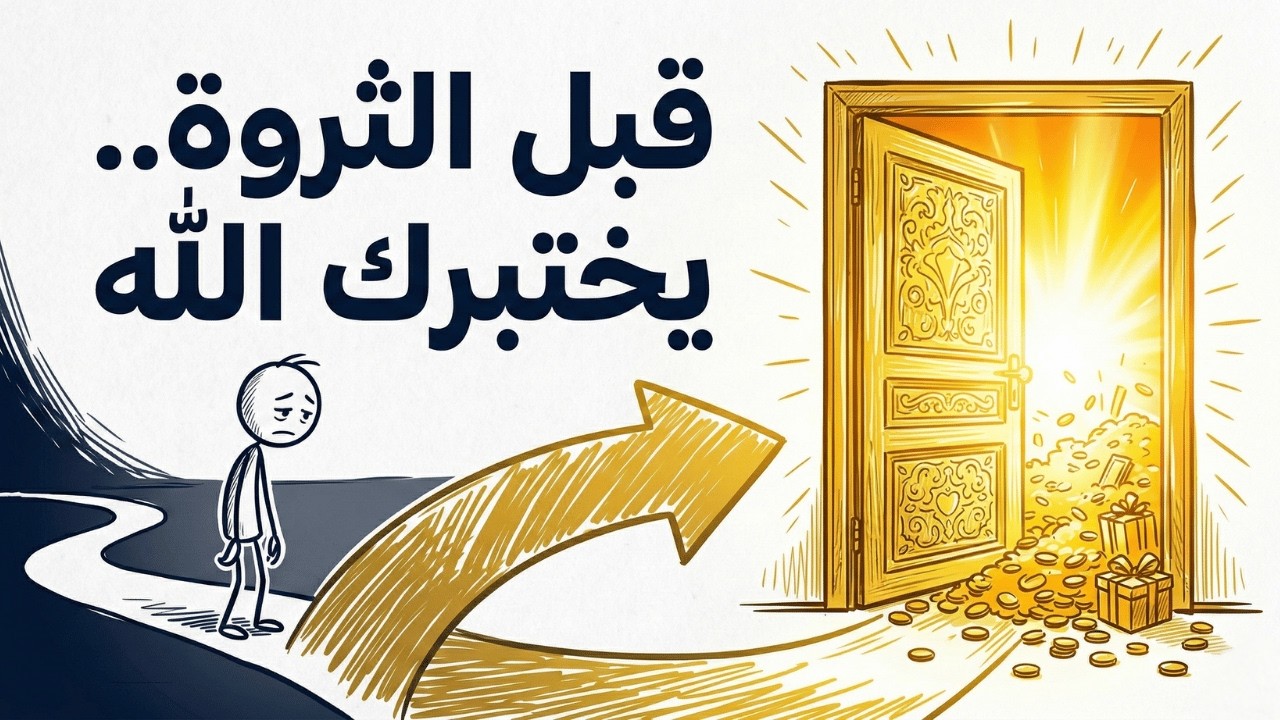 لماذا يختبرك الله بـ 3 ابتلاءات قبل أن يغرقك بالرزق والمال؟ حكمة جلال الدين الرومي