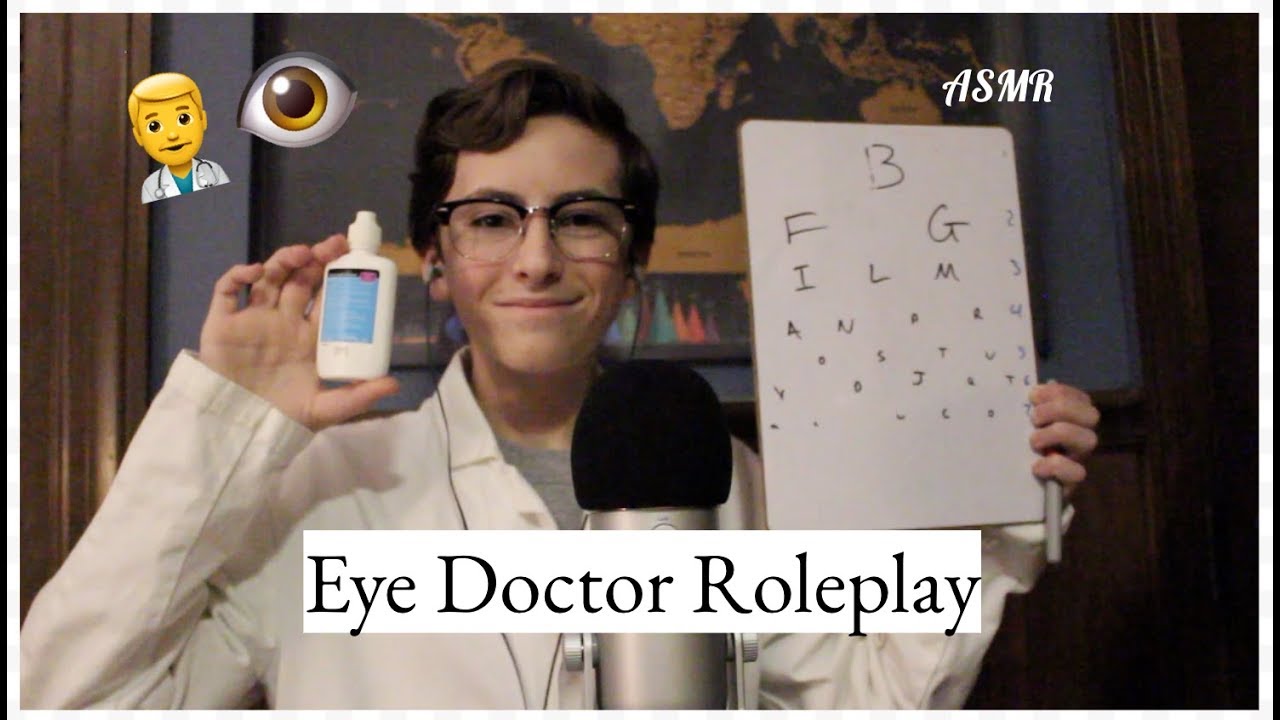 ASMR • Eye Doctor Roleplay 👨‍⚕️👁️