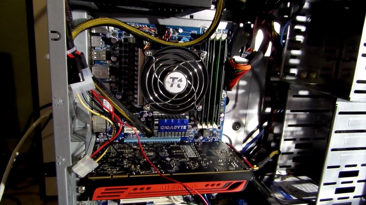 Trash-picked Gaming Computer